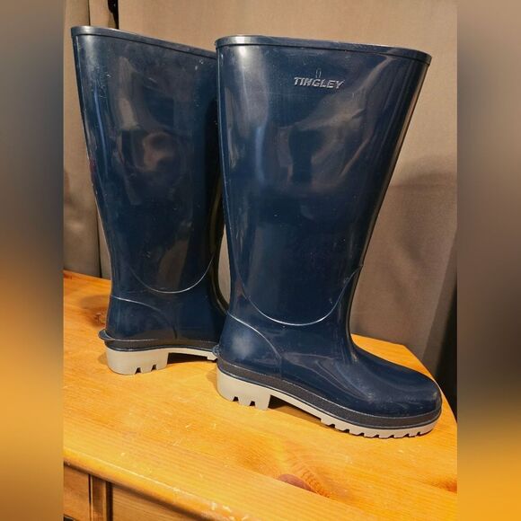 Blue Tingley Rubber Boots, Size 6 (check measurements) - Picture 1 of 7